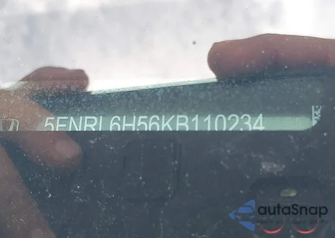 2019 Honda Odyssey Ex from USA, damaged, VIN 5FNRL6H56KB110234